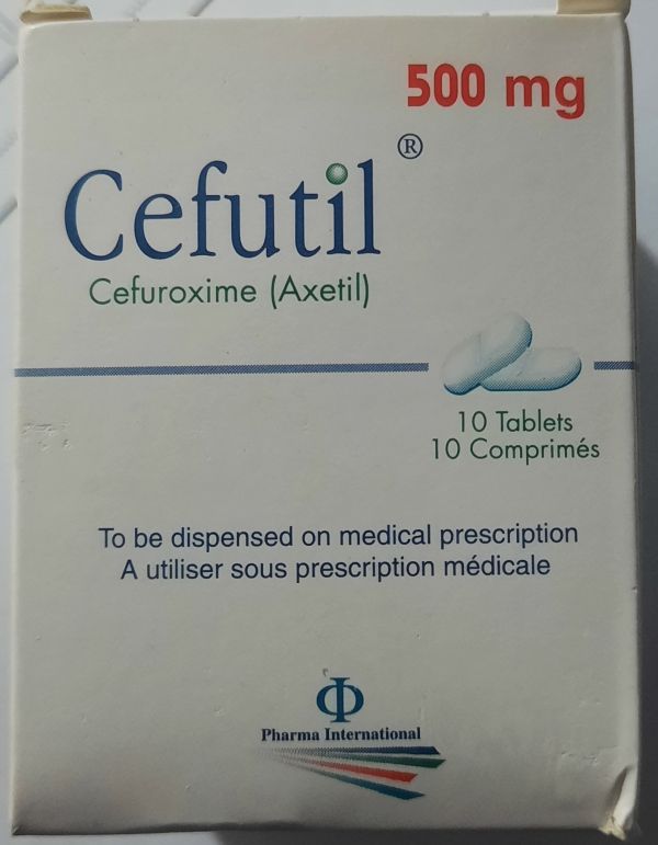Cefutil Axetil 500mg /عينة للاختبار